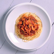 Receta de Spaghetti con frutti di mare