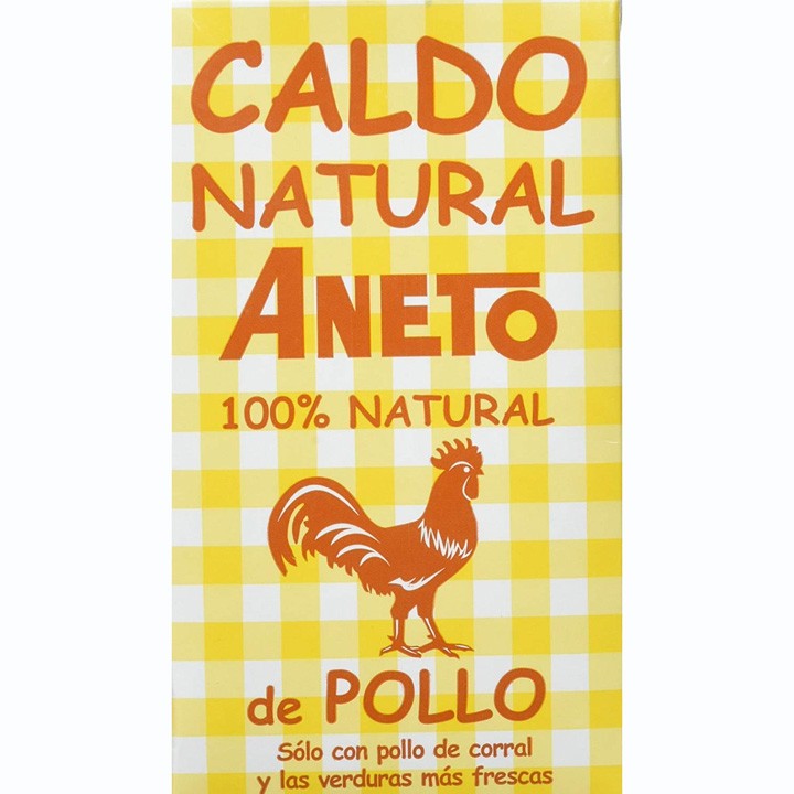 Caldo natural de pollo Aneto