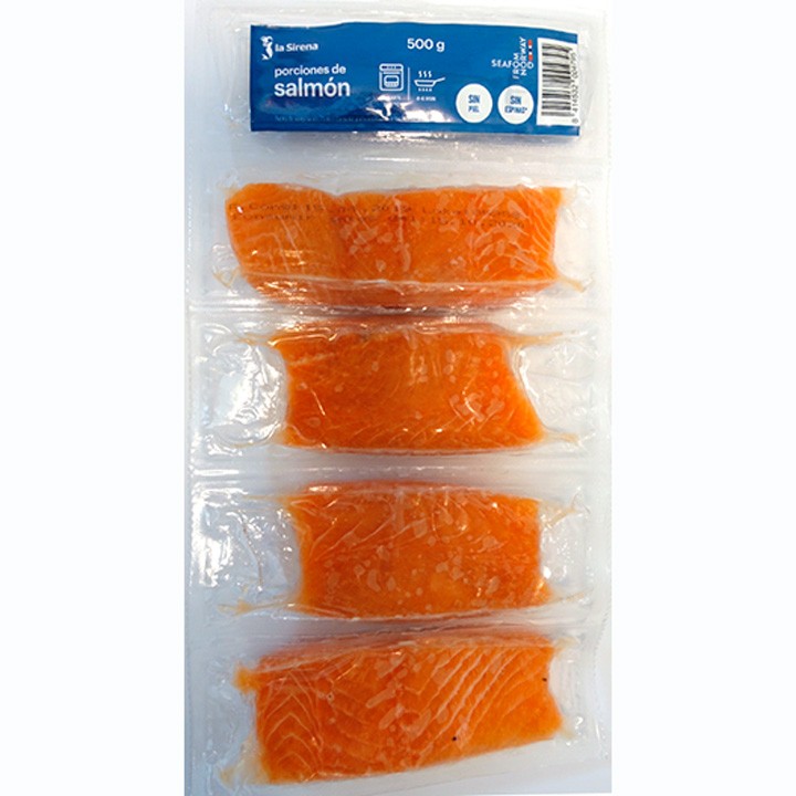 Porciones salmón noruego