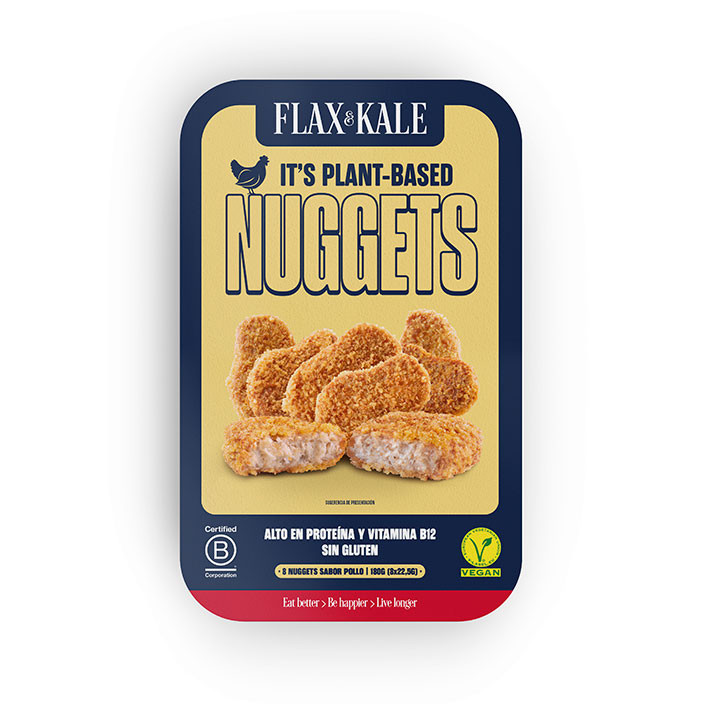 Nuggets pollo vegano Flax&Kale