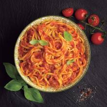 Receta de Spaghetti bolonyesa i verdures rostides