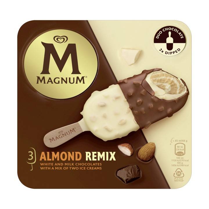 Magnunm bombó Remix Almond