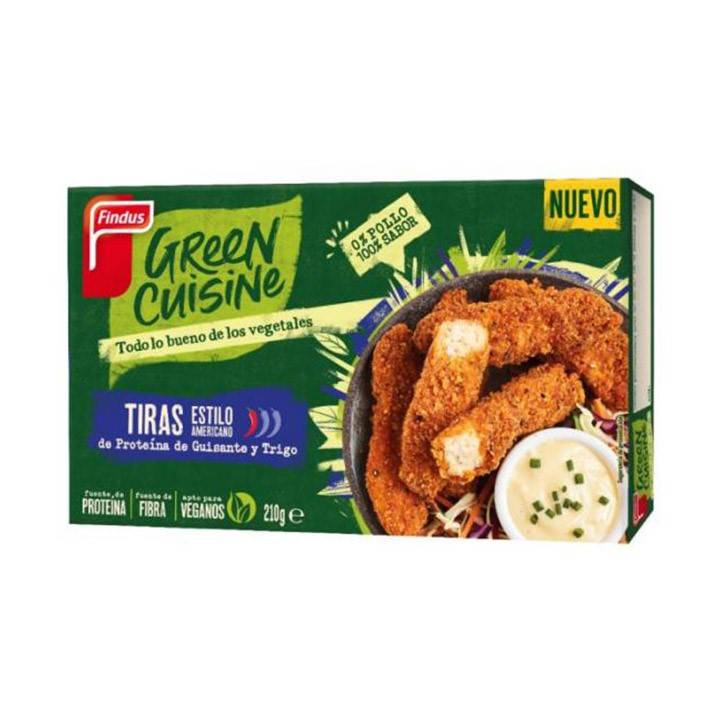 Tiras 0% pollo Green Cuisine