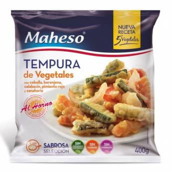Verdures en tempura Maheso
