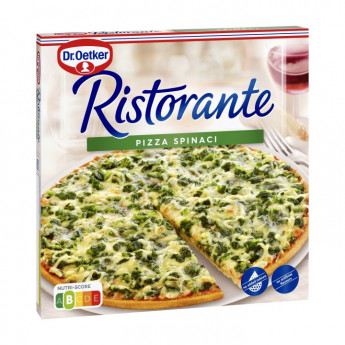 Pizza fina Ristorante espinacas/queso Dr.Oetker
