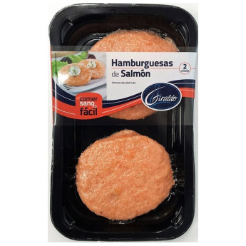 Hamburguesa salmón Giraldo