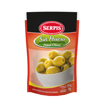 Olives verdes manzanilla s/ pinyol Serpis