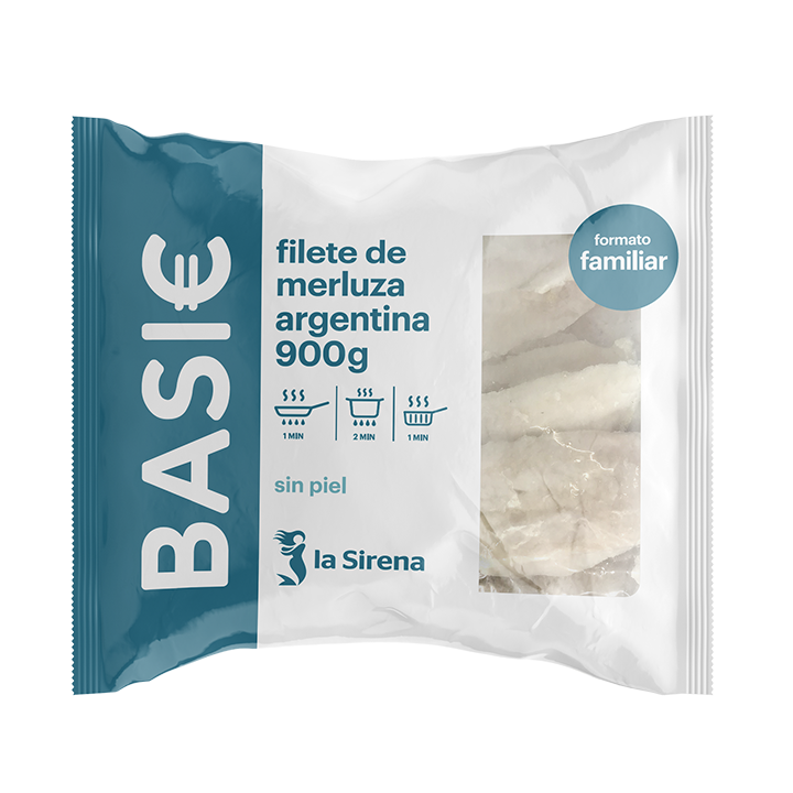 Filete de merluza argentina sin piel Basic