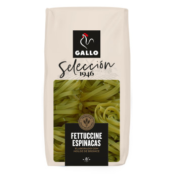 Fettuccine espinacas  Gallo