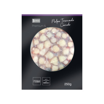 Pulpo troceado cocido Premium