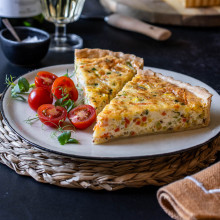 Receta de Quiche de verdures