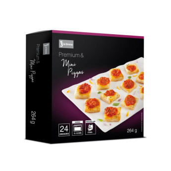 Mini pizzas 24 u