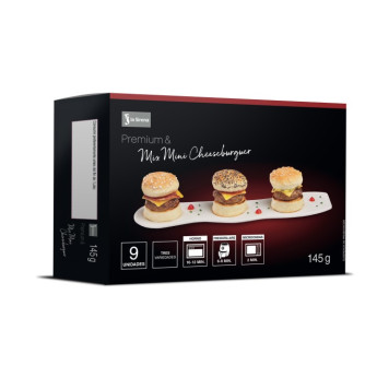 Mix mini cheeseburguers