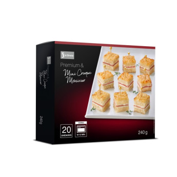 Mini croque monsieur 20 u 240 g