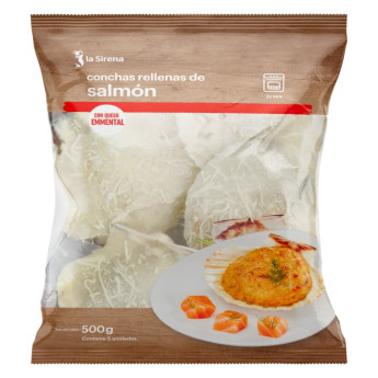 Concha salmón 5 u B.500 g