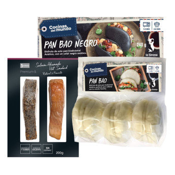 Pack salmó fumat hot smoked + regal pa bao