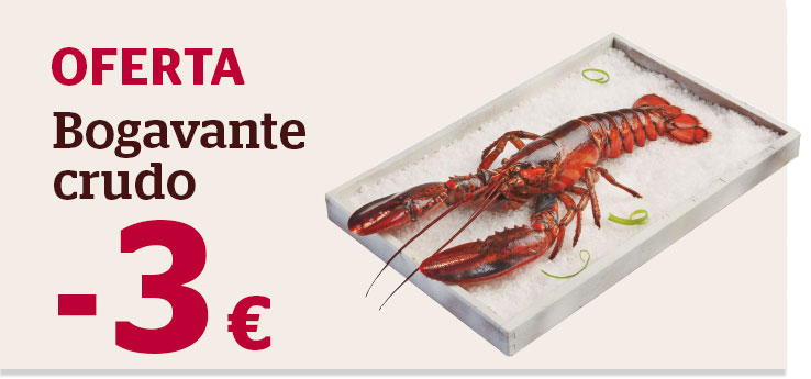 oferta bogavante crudo la sirena 