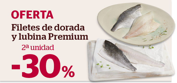 filetes de dorada y lubina